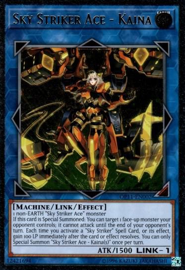 Sky Striker Ace - Kaina (UTR) OP11-EN002 card from OTS Tournament Pack 11