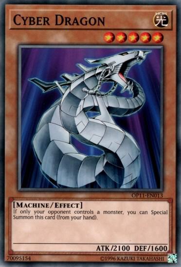 Cyber Dragon OP11-EN013 card from OTS Tournament Pack 11