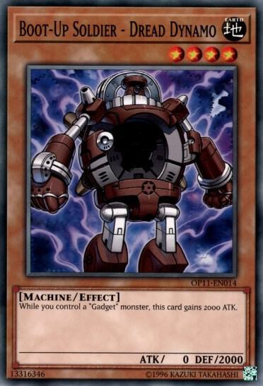 Boot-Up Soldier - Dread Dynamo OP11-EN014 card from OTS Tournament Pack 11