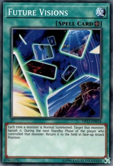 Future Visions OP11-EN018 card from OTS Tournament Pack 11