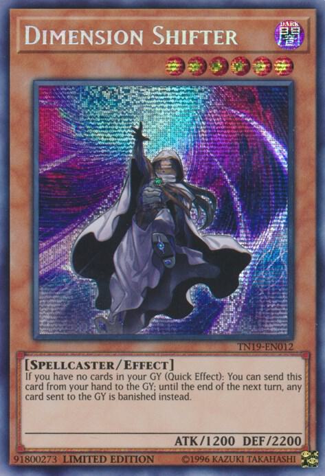 Dimension Shifter TN19-EN012 card from 2019 Gold Sarcophagus Tin