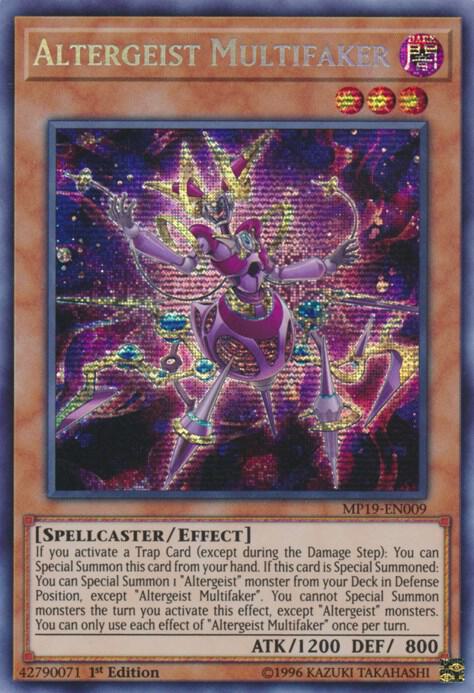 Altergeist Multifaker MP19-EN009 card from 2019 Gold Sarcophagus Tin Mega Pack