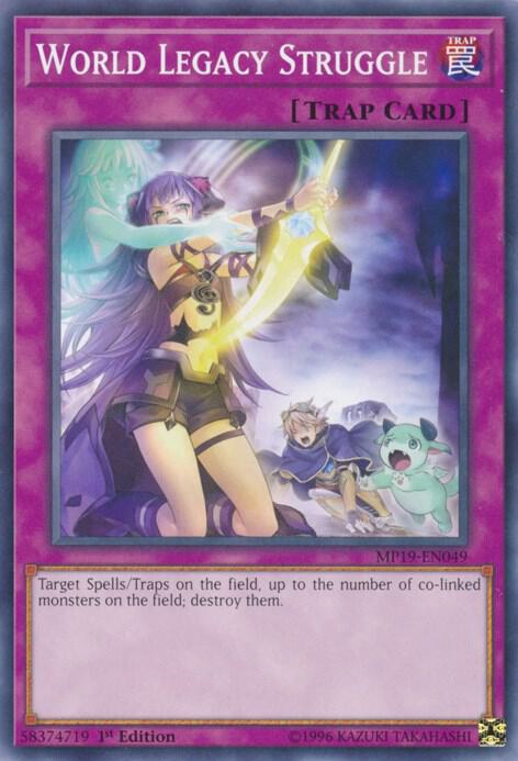 World Legacy Struggle MP19-EN049 card from 2019 Gold Sarcophagus Tin Mega Pack