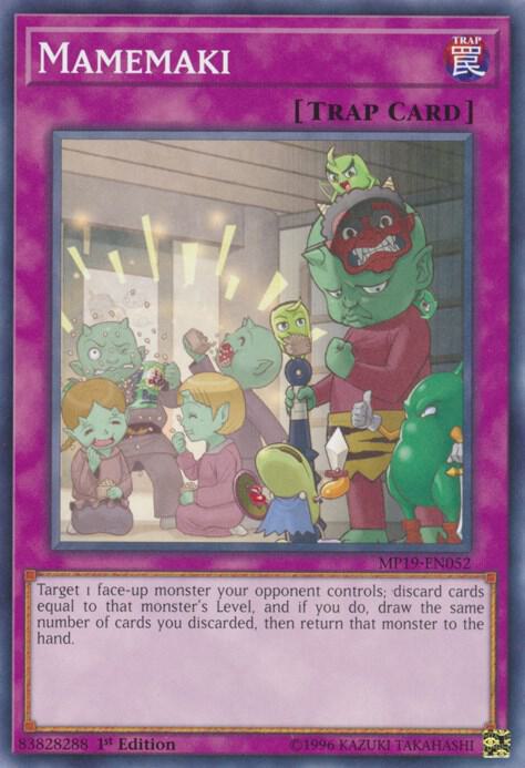 Mamemaki MP19-EN052 card from 2019 Gold Sarcophagus Tin Mega Pack