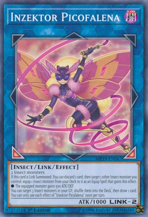 Inzektor Picofalena MP19-EN067 card from 2019 Gold Sarcophagus Tin Mega Pack
