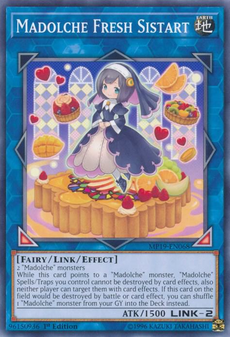 Madolche Fresh Sistart MP19-EN068 card from 2019 Gold Sarcophagus Tin Mega Pack