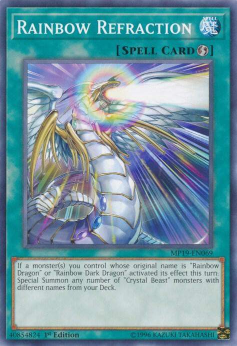 Rainbow Refraction MP19-EN069 card from 2019 Gold Sarcophagus Tin Mega Pack