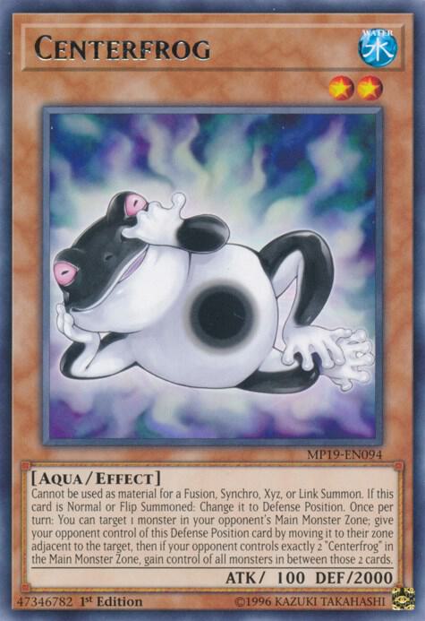 Centerfrog MP19-EN094 card from 2019 Gold Sarcophagus Tin Mega Pack