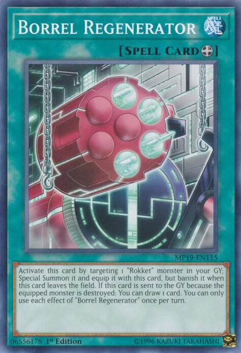 Borrel Regenerator MP19-EN115 card from 2019 Gold Sarcophagus Tin Mega Pack