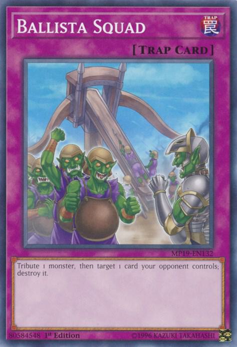 Ballista Squad MP19-EN132 card from 2019 Gold Sarcophagus Tin Mega Pack
