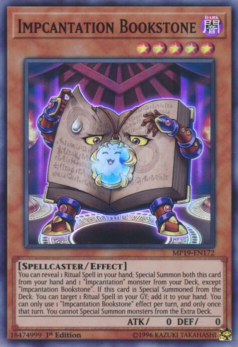 Impcantation Bookstone MP19-EN172 card from 2019 Gold Sarcophagus Tin Mega Pack