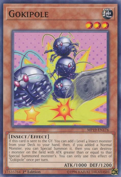 Gokipole MP19-EN176 card from 2019 Gold Sarcophagus Tin Mega Pack