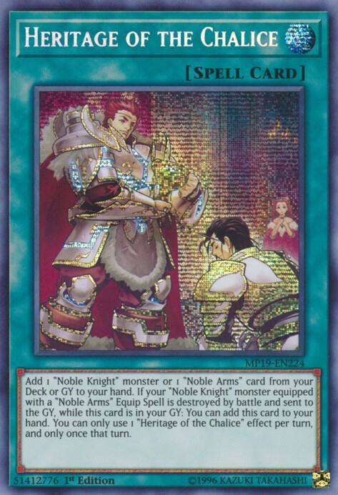 Heritage of the Chalice MP19-EN224 card from 2019 Gold Sarcophagus Tin Mega Pack