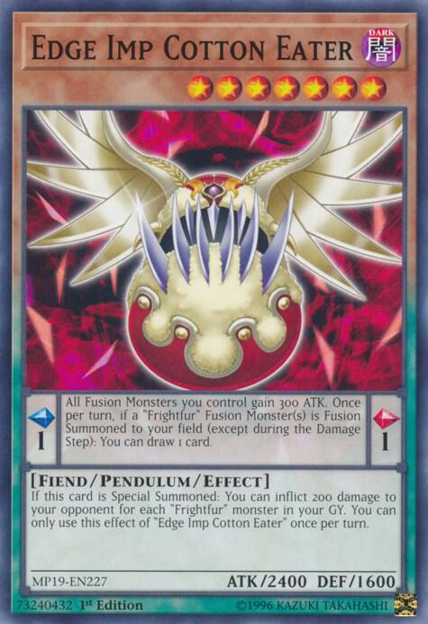 Edge Imp Cotton Eater MP19-EN227 card from 2019 Gold Sarcophagus Tin Mega Pack
