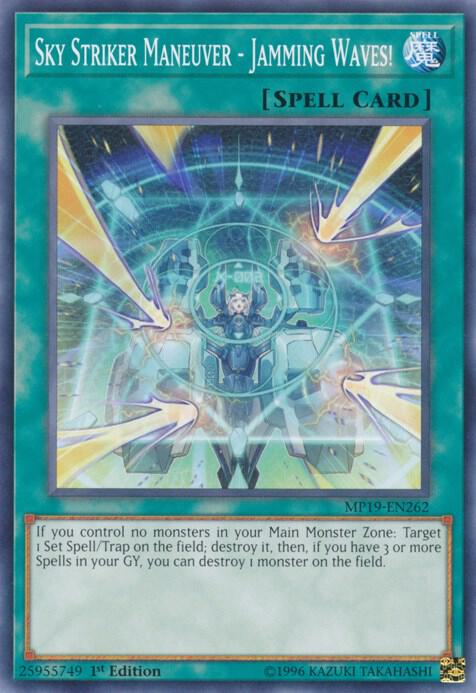 Sky Striker Maneuver - Jamming Waves! MP19-EN262 card from 2019 Gold Sarcophagus Tin Mega Pack