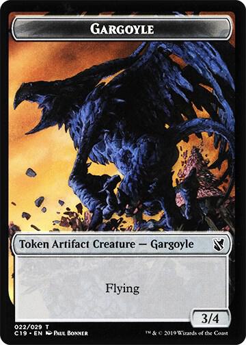 Gargoyle // Egg Double-Sided Token 22 // 16 card from Commander 2019