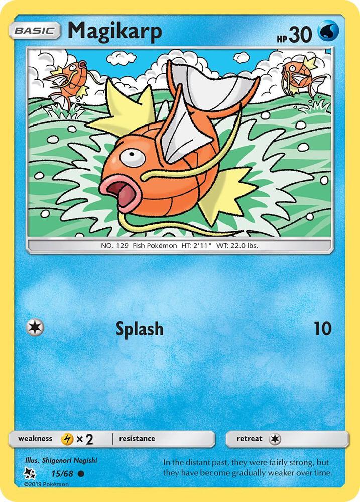 Magikarp 15/68 card from Hidden Fates
