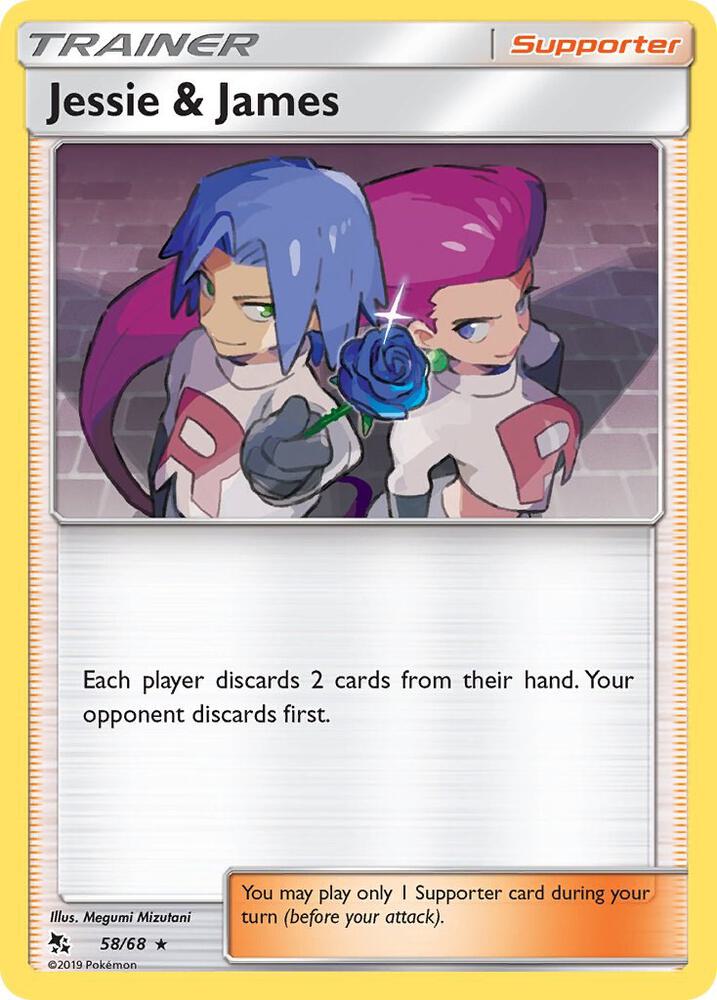 Jessie & James 58/68 card from Hidden Fates