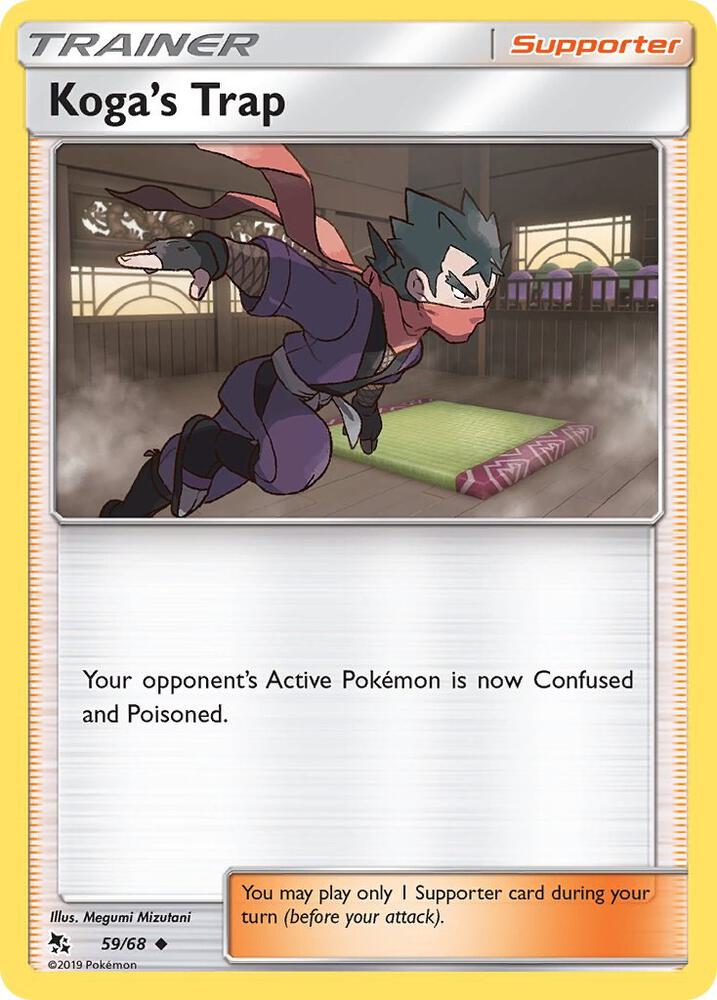 Koga's Trap 59/68 card from Hidden Fates