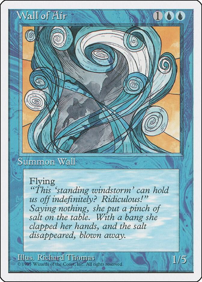 Wall of Air card from Fourth Edition