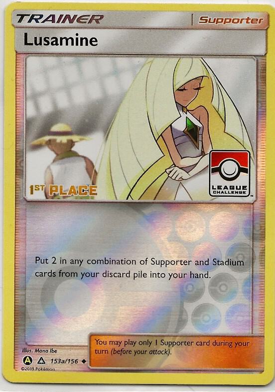 Lusamine (League Challenge) [1st Place] 153a/156 card from League & Championship Cards