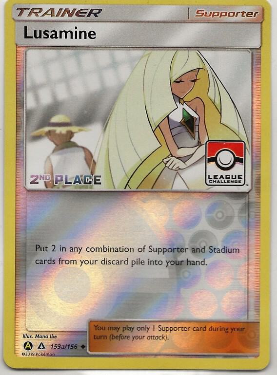Lusamine (League Challenge) [2nd Place] 153a/156 card from League & Championship Cards