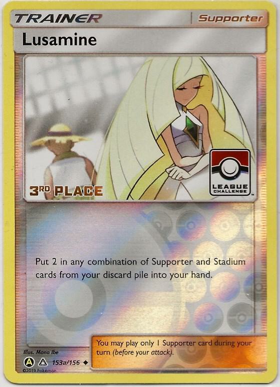 Lusamine (League Challenge) [3rd Place] 153a/156 card from League & Championship Cards