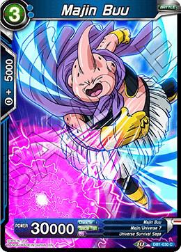 Majin Buu DB1-030 card from Draft Box 04 - Dragon Brawl