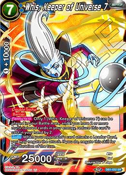 Whis, Keeper of Universe 7 DB1-032 card from Draft Box 04 - Dragon Brawl