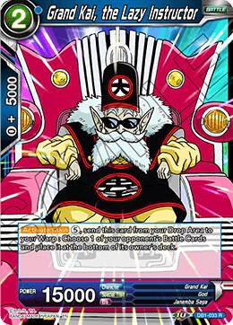 Grand Kai, the Lazy Instructor DB1-033 card from Draft Box 04 - Dragon Brawl
