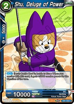 Shu, Deluge of Power DB1-036 card from Draft Box 04 - Dragon Brawl