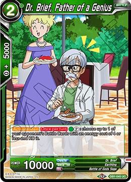 Dr. Brief, Father of a Genius DB1-045 card from Draft Box 04 - Dragon Brawl