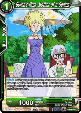 Bulma's Mom, Mother of a Genius DB1-046 card from Draft Box 04 - Dragon Brawl