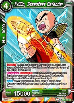Krillin, Steadfast Defender DB1-049 card from Draft Box 04 - Dragon Brawl