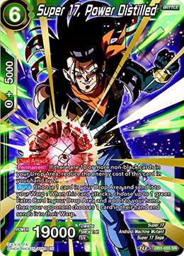 Super 17, Power Distilled DB1-055 card from Draft Box 04 - Dragon Brawl