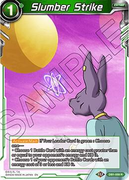Slumber Strike DB1-059 card from Draft Box 04 - Dragon Brawl