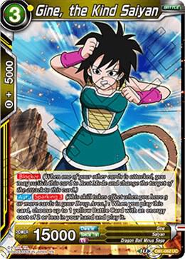 Gine, the Kind Saiyan DB1-062 card from Draft Box 04 - Dragon Brawl