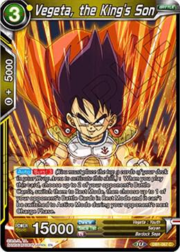 Vegeta, the King's Son DB1-067 card from Draft Box 04 - Dragon Brawl