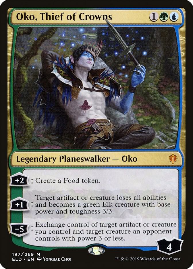 Oko, Thief of Crowns 197 card from Throne of Eldraine