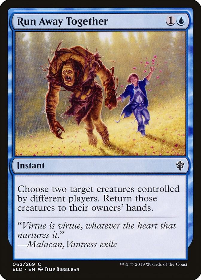Run Away Together 62 card from Throne of Eldraine