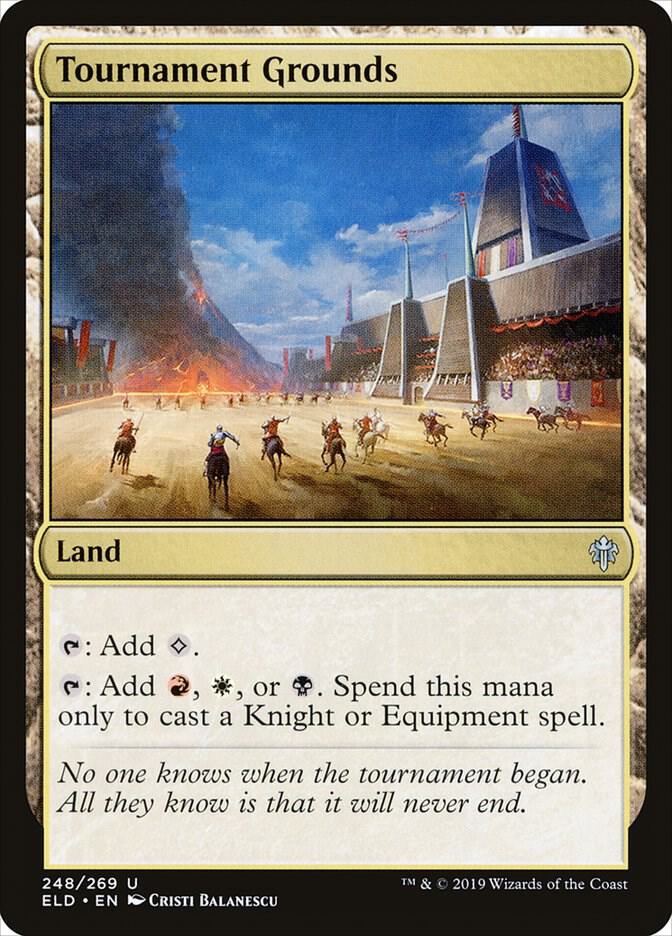 Tournament Grounds 248 card from Throne of Eldraine