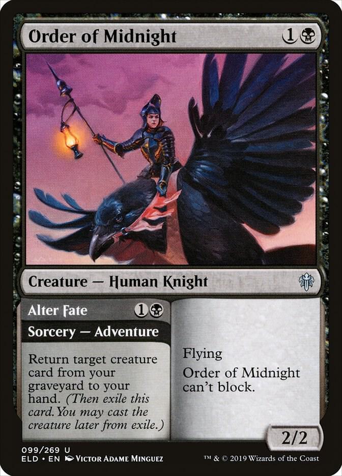 Order of Midnight 99 card from Throne of Eldraine