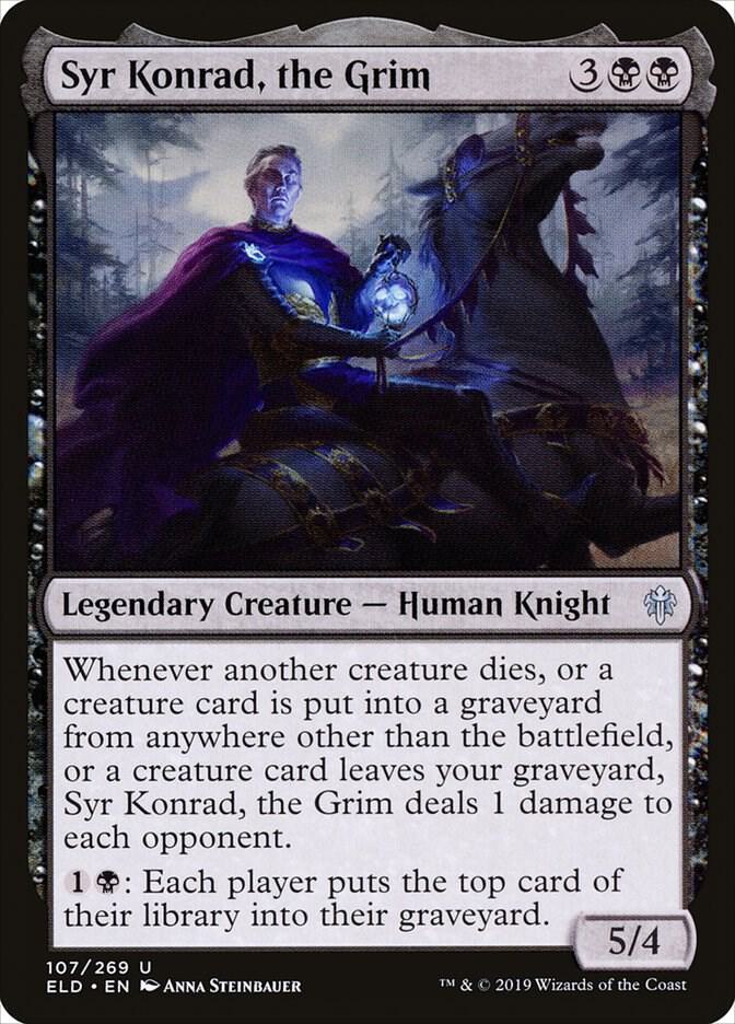 Syr Konrad, the Grim 107 card from Throne of Eldraine