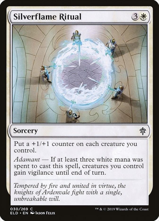 Silverflame Ritual 30 card from Throne of Eldraine