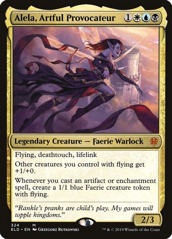Alela, Artful Provocateur 324 card from Throne of Eldraine