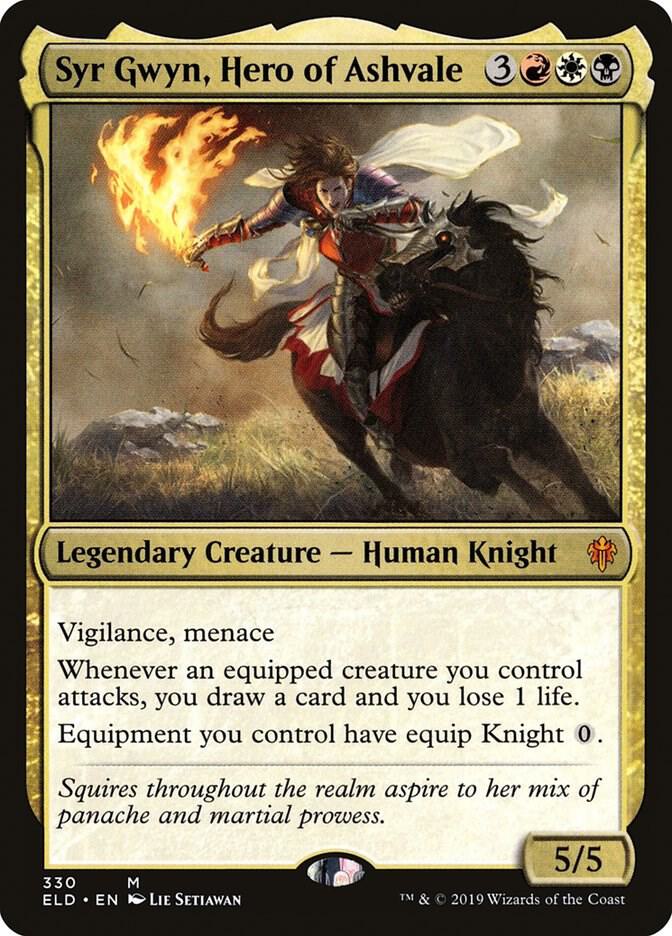 Syr Gwyn, Hero of Ashvale 330 card from Throne of Eldraine