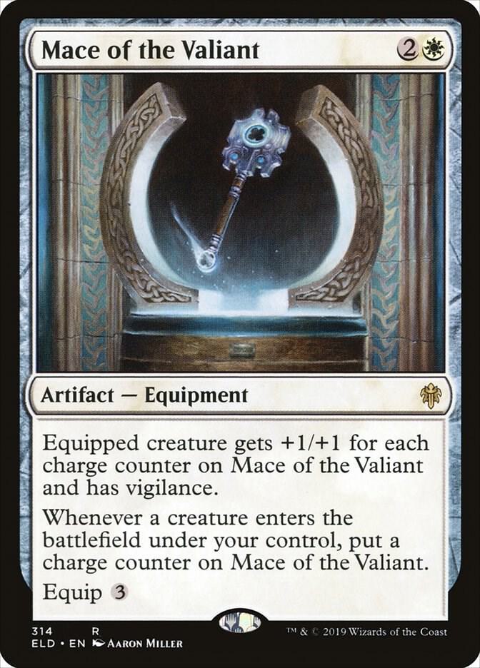 Mace of the Valiant 314 card from Throne of Eldraine