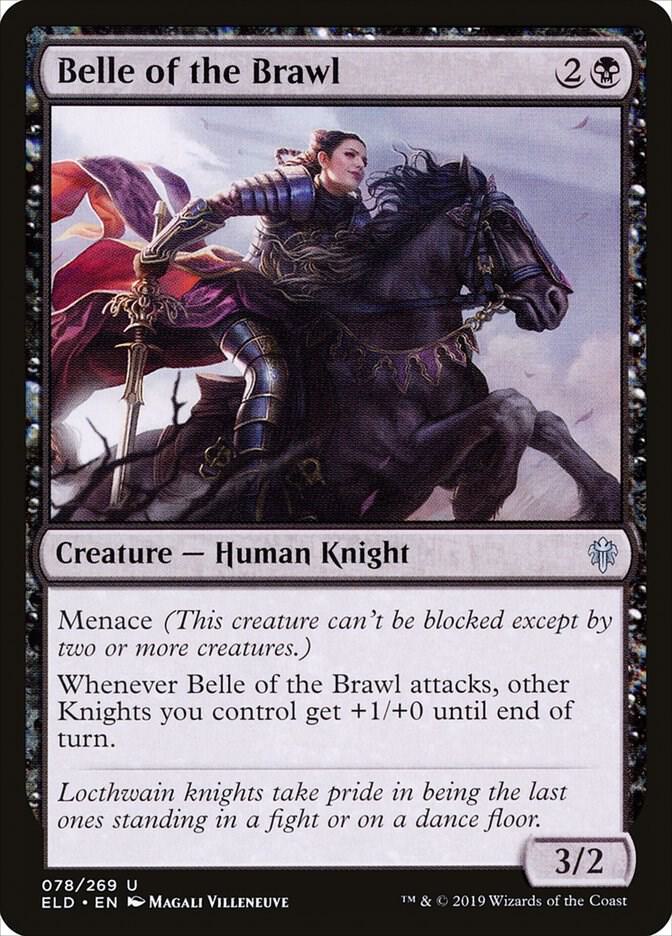 Belle of the Brawl 78 card from Throne of Eldraine