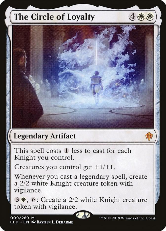 The Circle of Loyalty 9 card from Throne of Eldraine