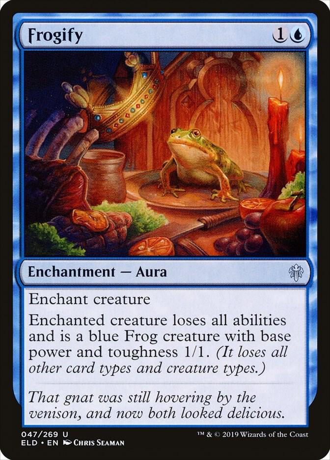 Frogify 47 card from Throne of Eldraine